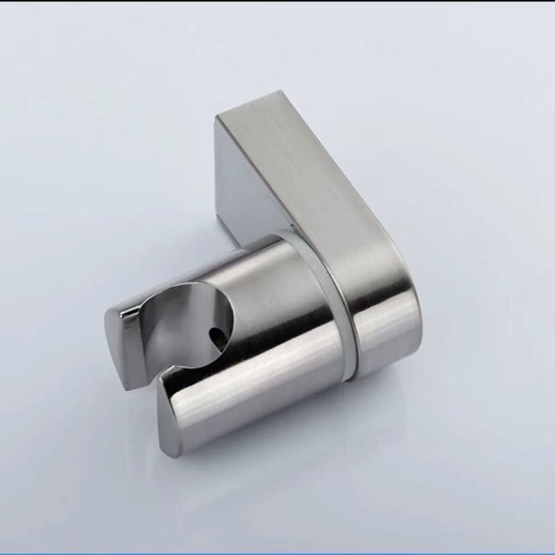 Държач за душ глава с фиксирана скоба, ABS, регулируем клип, модерен минимализъм