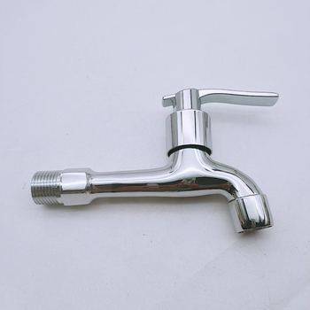 Vstavaný zmiešavací kohútik pre práčku a mop umývadlo, telo z mosadznej zliatiny, keramický disk, otváranie kľúčom