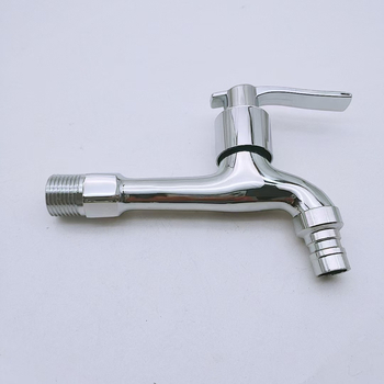 Vstavaný zmiešavací kohútik pre práčku a mop umývadlo, telo z mosadznej zliatiny, keramický disk, otváranie kľúčom