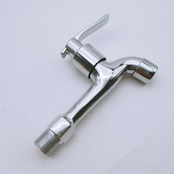 Vstavaný zmiešavací kohútik pre práčku a mop umývadlo, telo z mosadznej zliatiny, keramický disk, otváranie kľúčom