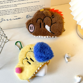 Plišani novčanik za kovanice s geometrijskim uzorkom, ulični stil, poliester podstava, unisex