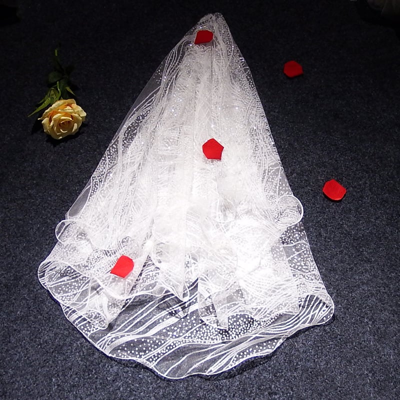 Kosa za glavu s dvostruko slojem mreže, jednostavan ženski stil, kristalni detalj