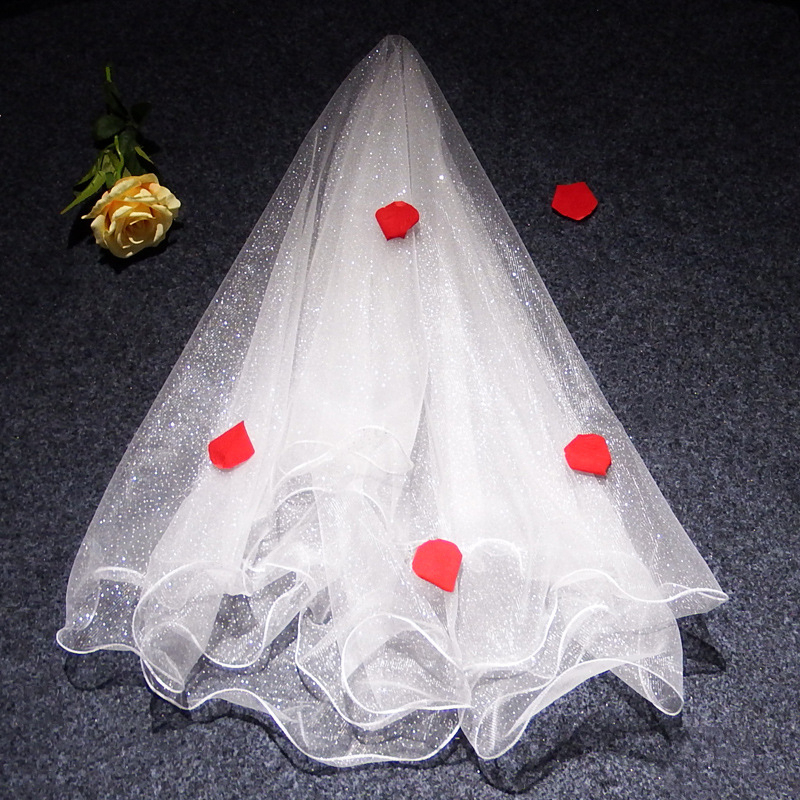 Kosa za glavu s dvostruko slojem mreže, jednostavan ženski stil, kristalni detalj