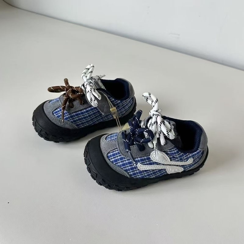 Dječje sportske tenisice za proljeće i jesen, lagane unutarnje tenisice s Velcro kopčom, unisex za dječake i djevojčice, sintetička koža, protuklizni đon