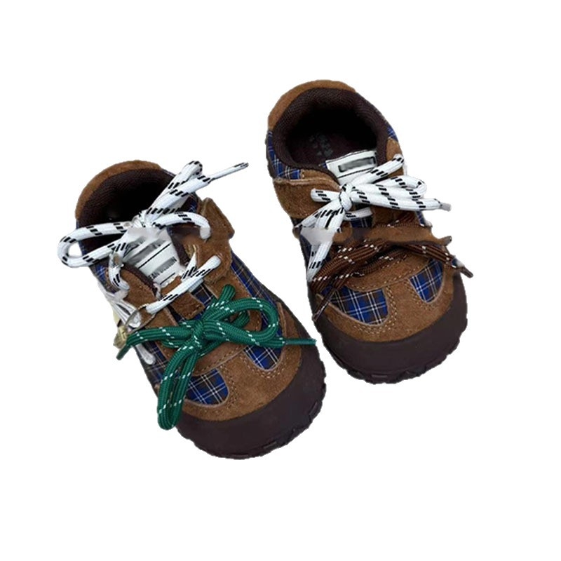 Dječje sportske tenisice za proljeće i jesen, lagane unutarnje tenisice s Velcro kopčom, unisex za dječake i djevojčice, sintetička koža, protuklizni đon