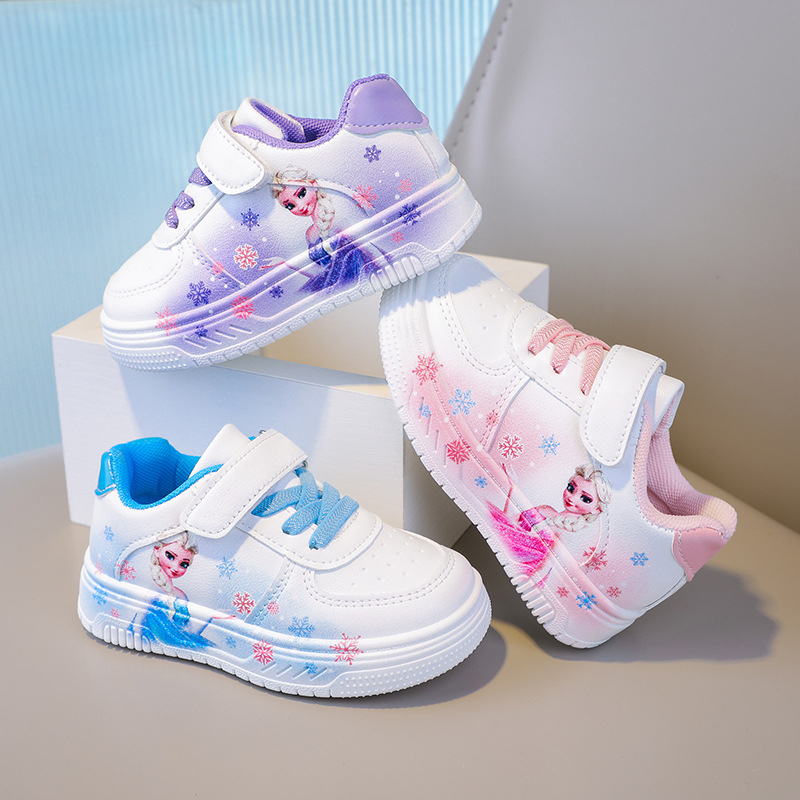 Dječje casual tenisice s karikaturnim dizajnom, PU gornji dio, gumena potplata, vodootporne, unisex