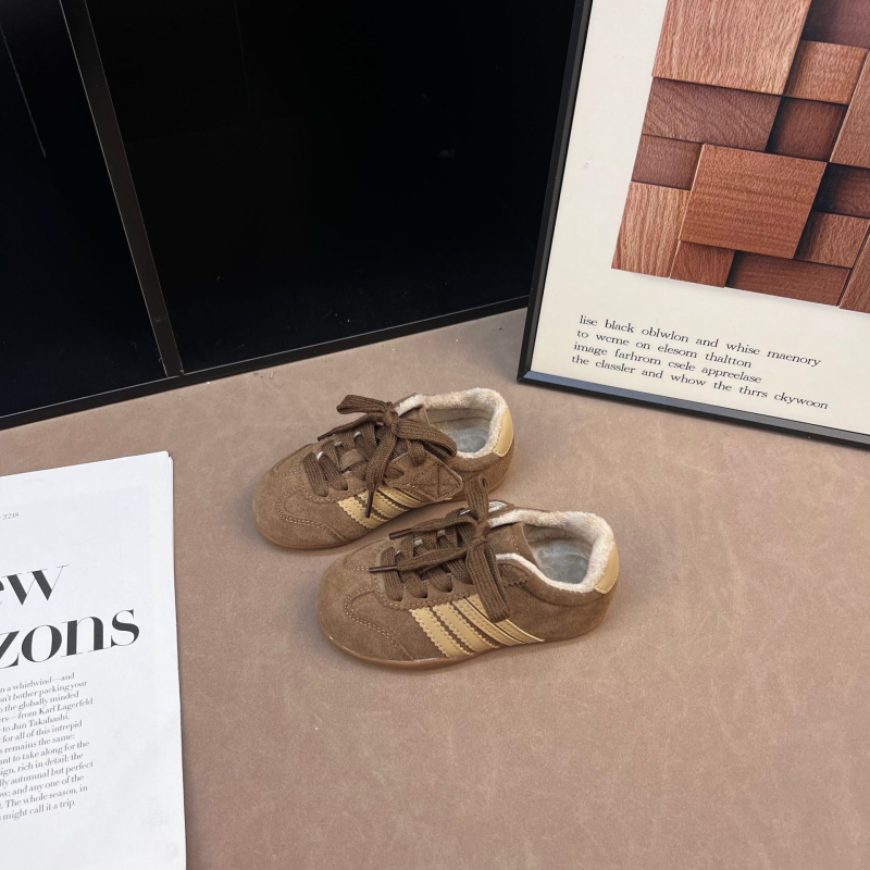 Dječje zimske sportske tenisice s flecom, Velcro zatvarač, protuklizna gumena potplat, unisex, za dob 1–12 godina