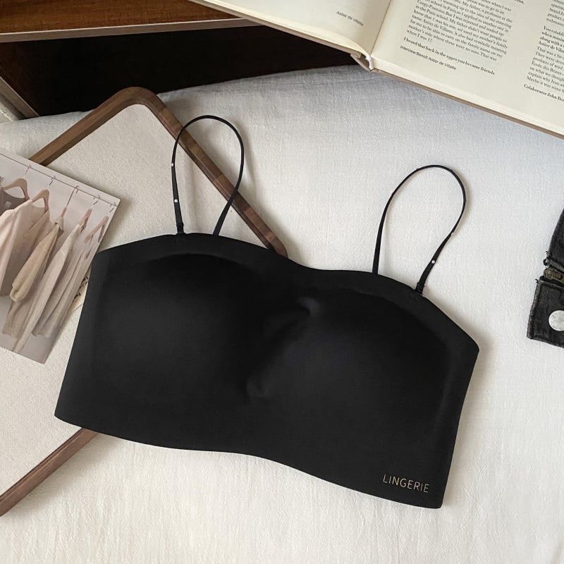 Bez naramenica grudnjak za žene: odvojive dvostruke naramenice, najlon tkanina s podstavom, potpuno pokriće, stražnje kopčanje s tri reda kukica