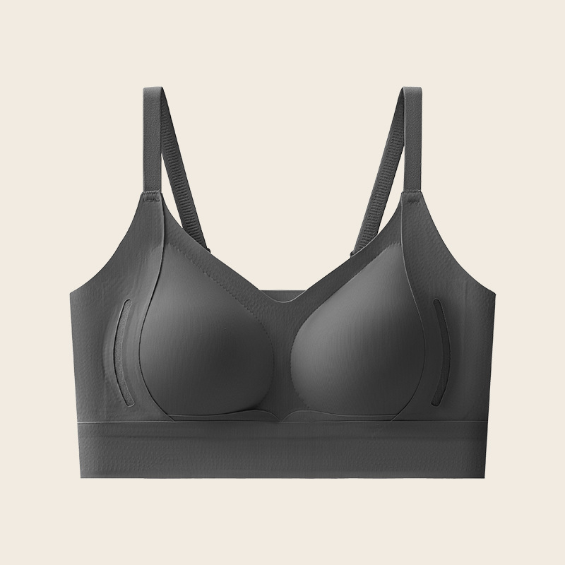 Bezšvová podprsenka s plnou misou, tenké tvarované košíčky, pevné dvojité ramienka, priedušný nylonový materiál, mäkká podpora