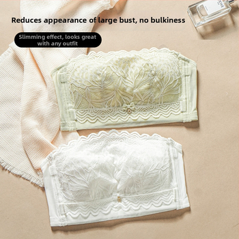 Podprsenka bez ramienok – bez chrbta, s plnými košíčkami, protišmyková, odnímateľné ramienka