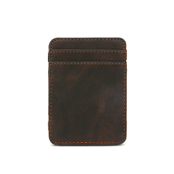 Držač kartica od PU kože s uzorkom pruga, unisex, ultra lagan, model 029