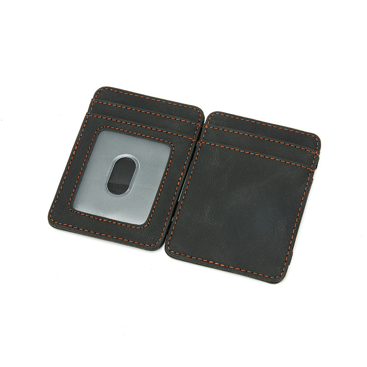 Držač kartica od PU kože s uzorkom pruga, unisex, ultra lagan, model 029