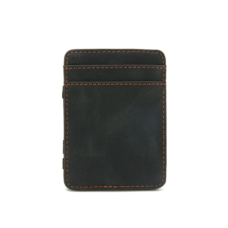 Držač kartica od PU kože s uzorkom pruga, unisex, ultra lagan, model 029