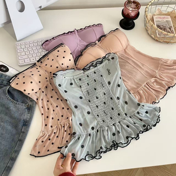 Wrap Bra/Top bez naramenica - Halter stil, Dužina struka, Rayon; Anti Wardrobe Malfunction; Lijepa leđa