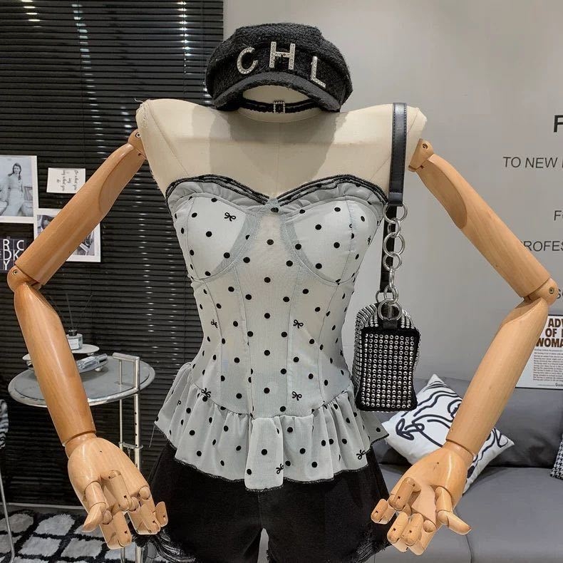 Wrap Bra/Top bez naramenica - Halter stil, Dužina struka, Rayon; Anti Wardrobe Malfunction; Lijepa leđa