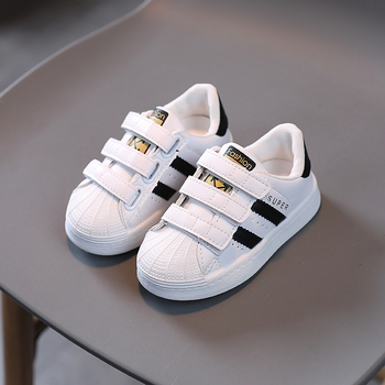 Dječje Shell-Toe tenisice, unisex, Velcro zatvaranje, PU gornji dio, TPR đon, uzrast 1–6 godina