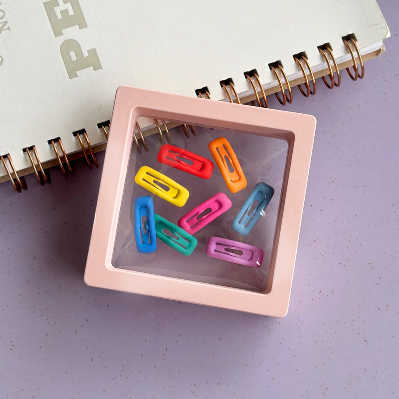 BB клип за коса – мини костна форма с акценти звезда и сърце, сплав, ръчна изработка, корейски стил, Yiwu произход