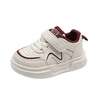 Dječje tenisice od mikrovlaknaste kože sa Velcro zatvaranjem, gumeni potplat, prugasti casual dizajn, unisex, za uzrast 1–6 godina
