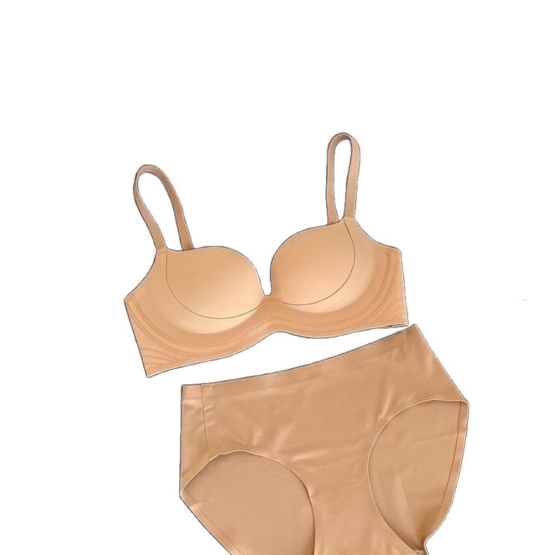 Podprsenka s trubkovým strihom, bez výstuh, pevné košíčky, nylonová tkanina, zadné zapínanie na tri rady háčikov