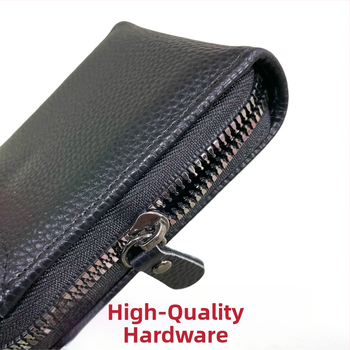 Portofel pentru bărbați din PU, scurt, pliabil, cu două pliuri, stil internațional, căptușeală din poliester