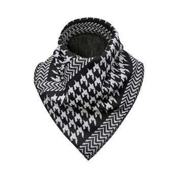 Trokutasti šal od poliestera, pleteni twill, topao za jesen, svestran i elegantan stil