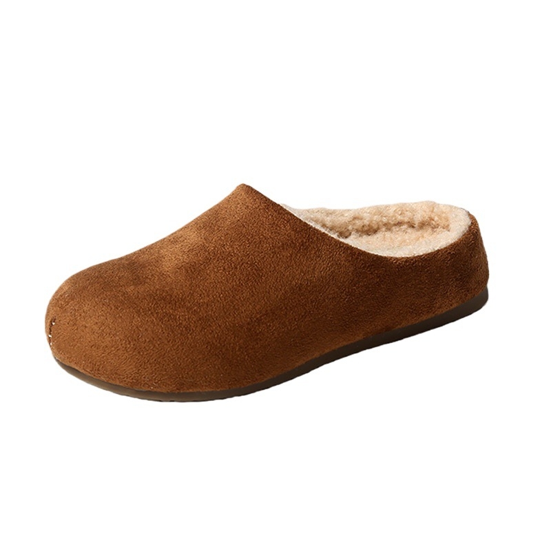Dječje slip-on kućne papuče, fleece unutarnja podstava, PU gornji dio, TPR potplat, protuklizne, uzrast 4-16 godina