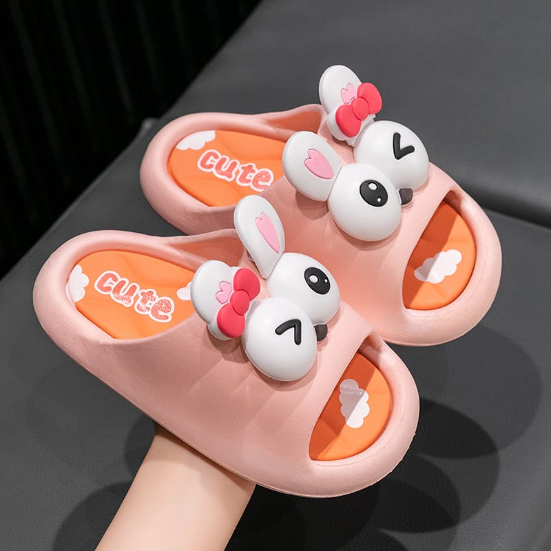 Dječje japanke s karikaturnim uzorkom – unisex, protuklizne, mekana potplata.