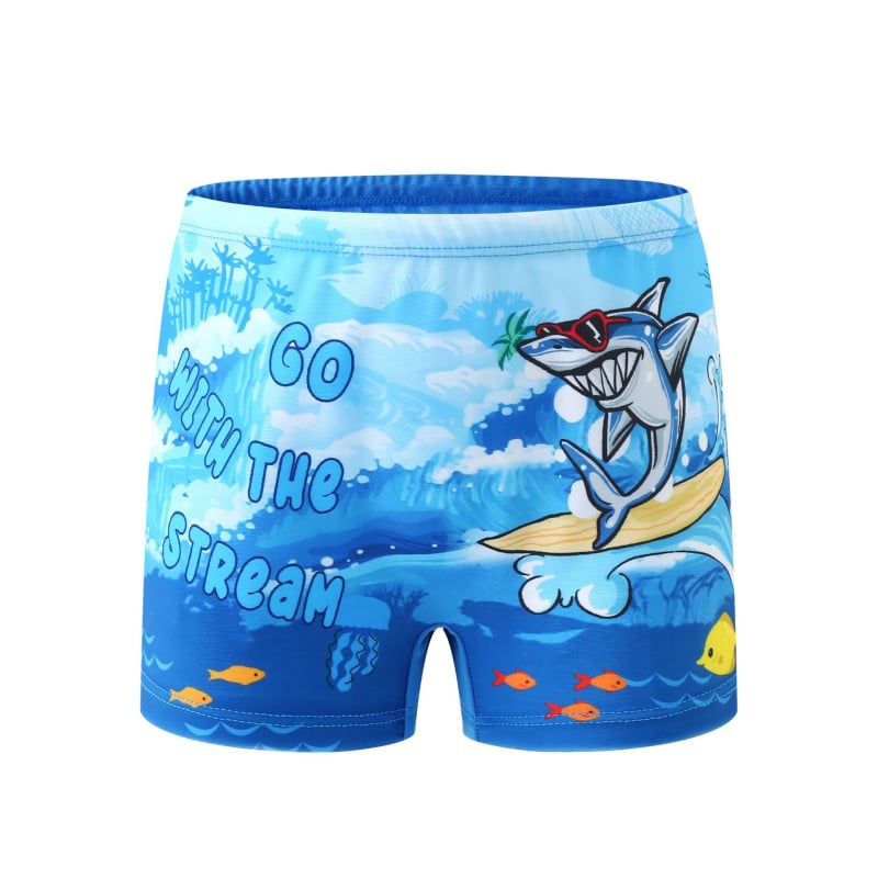 Детски плувни къси панталони за момчета с шапка – полиестер 85%, подплата полиестер 92%, тегло 200 г