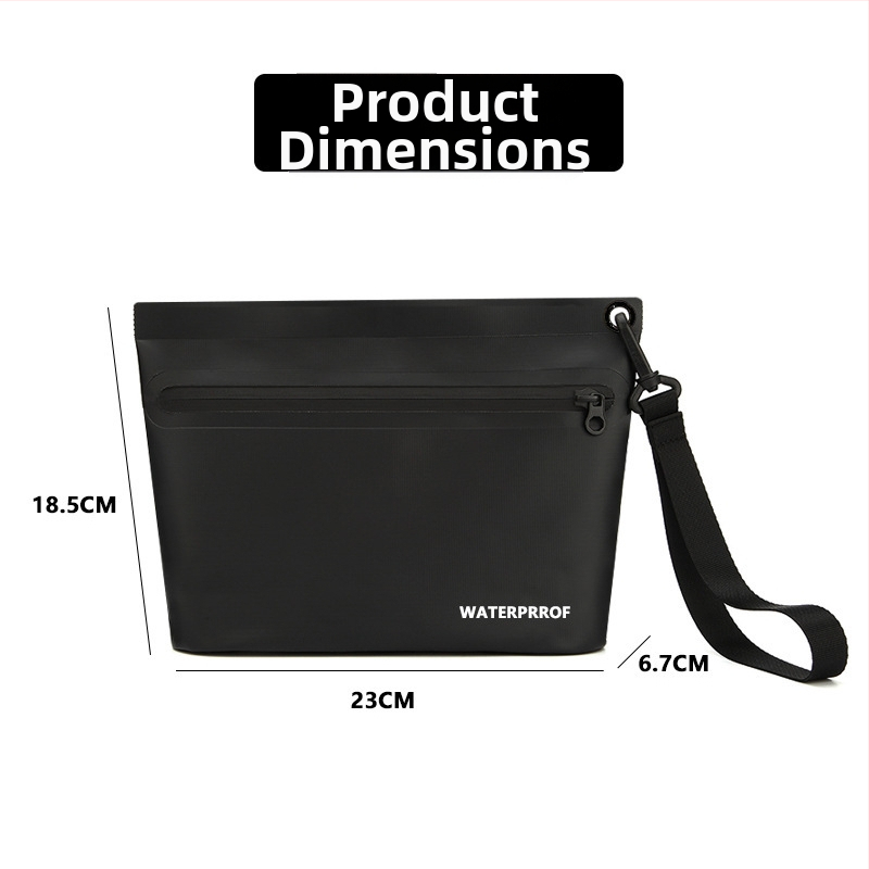 Nepremokavá cestovná taška s oddelením vlhko-sucho, prenosný kozmetický vak z PVC sieťoviny, objem 2L