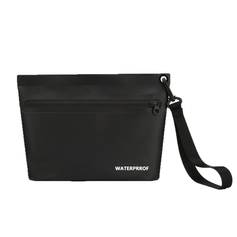 Geantă impermeabilă de voiaj cu separare umed-uscat, gentuță de cosmetică portabilă din plasă PVC, capacitate 2L