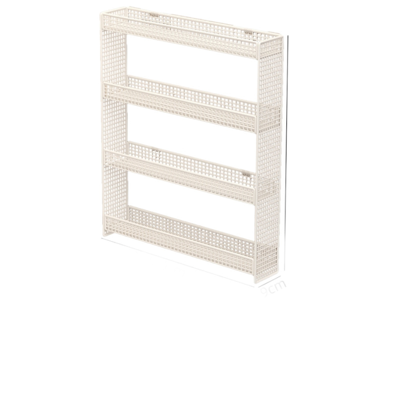 Raft de baie montat pe perete, din metal, 2 etaje, finisaj vopsire la cuptor, certificat CE UE