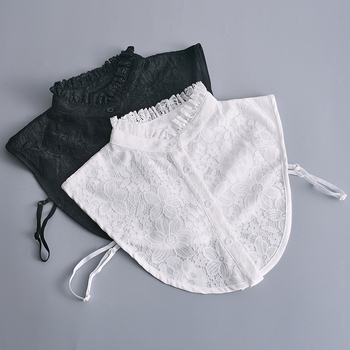 Korejska čipkasta bluza s odvojivim vintage ovratnikom (Materijal: najlon vlakno; Sezona: proljeće 2022; Uzrast: odrasli)