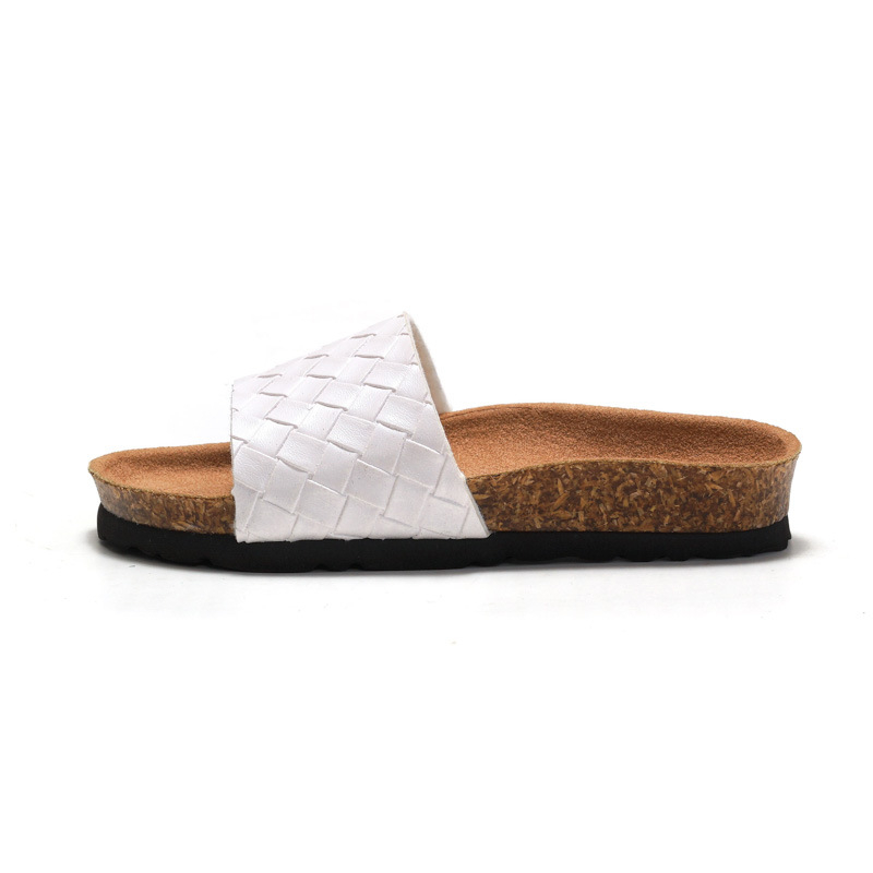 Dječje sandale od pluta za ljeto - Unisex, gornji dio PU, prugasti uzorak, gumena potplat, za dob 1-3 godine