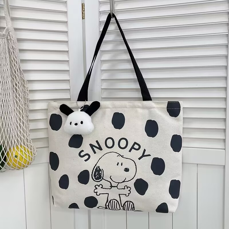 Platnena torba sa Snoopy otiskom, torba za preglede trudnica, velika kapaciteta