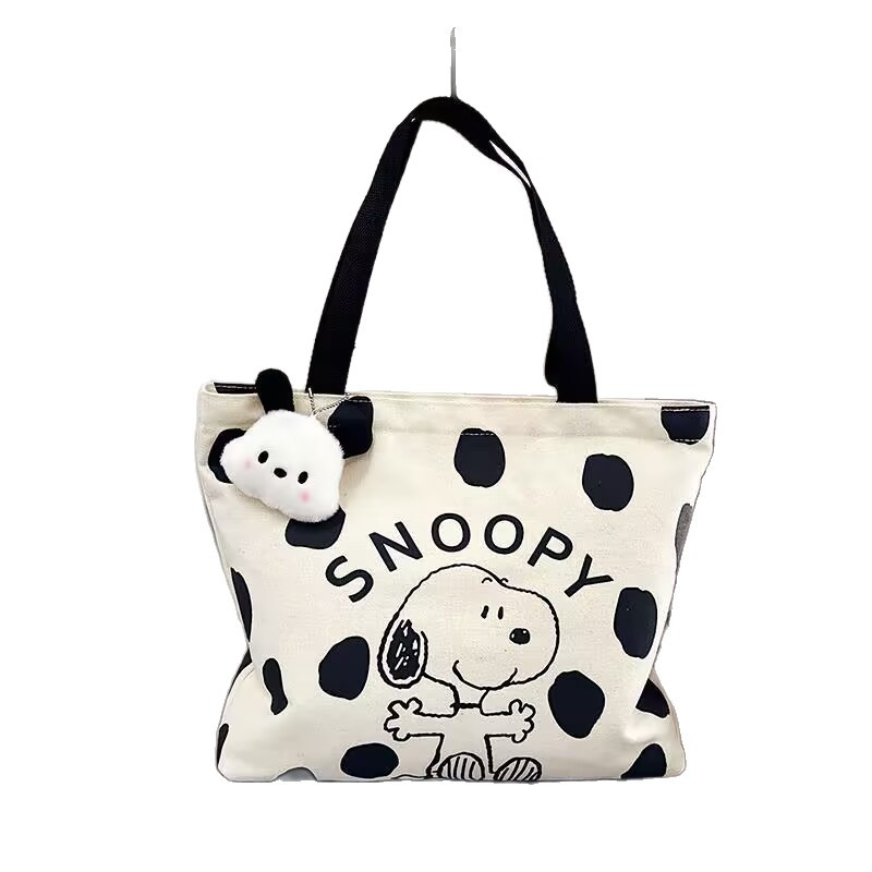 Platnena torba sa Snoopy otiskom, torba za preglede trudnica, velika kapaciteta