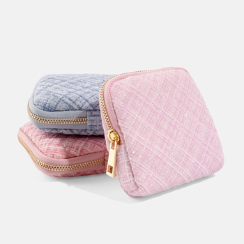 Meishang többrekeszes ékszer tároló táska kristályos karkötő rekeszekkel, vízálló Oxford anyag, cipzáras zárás, uniszex