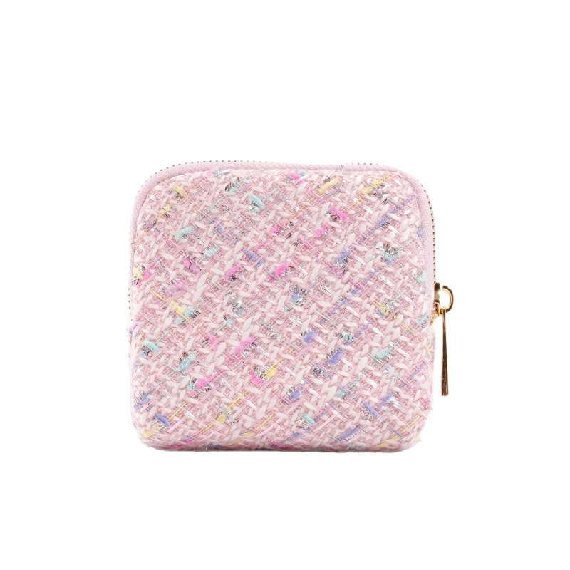 Meishang többrekeszes ékszer tároló táska kristályos karkötő rekeszekkel, vízálló Oxford anyag, cipzáras zárás, uniszex