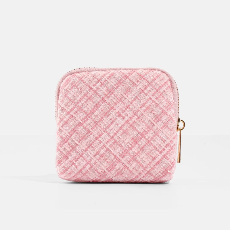 Meishang többrekeszes ékszer tároló táska kristályos karkötő rekeszekkel, vízálló Oxford anyag, cipzáras zárás, uniszex