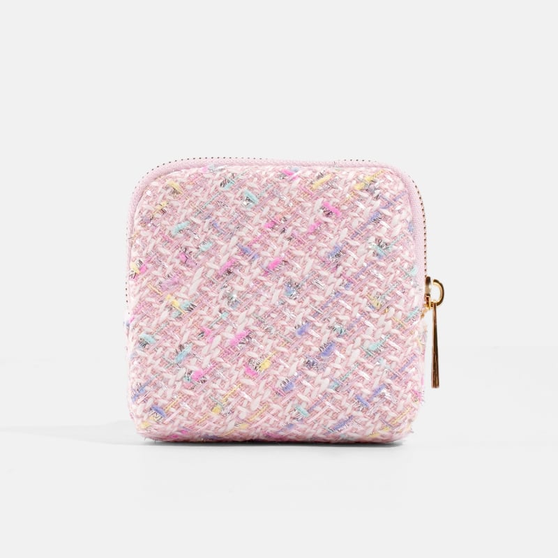 Meishang többrekeszes ékszer tároló táska kristályos karkötő rekeszekkel, vízálló Oxford anyag, cipzáras zárás, uniszex