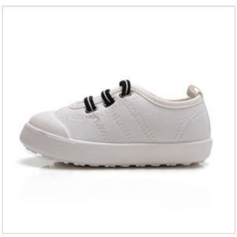 Dječje platnene tenisice s ukrasnim vezicama, unisex, korejskog stila, niski profil, platnena gornja strana, plastična potplat