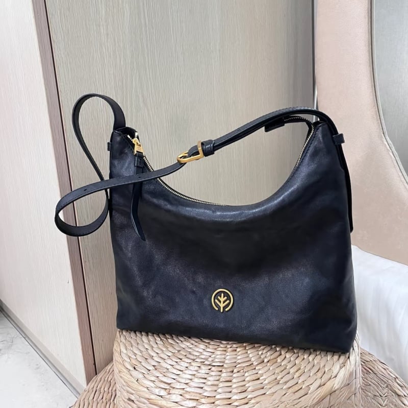 Unisex cilindrična kožna torba sa zatvaračem, unutarnji džepovi za prijenosno računalo, dokumente i kameru