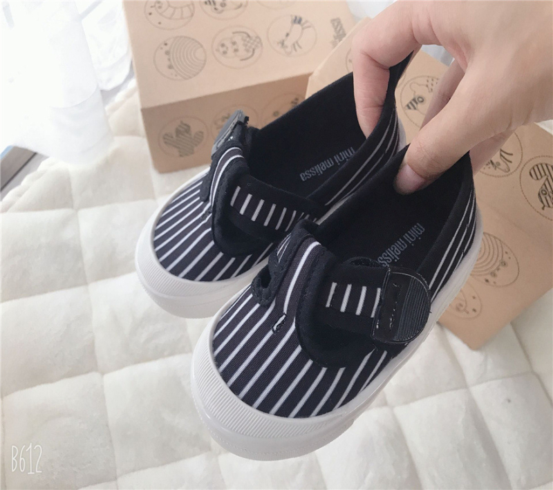 Dječje platnene tenisice u korejskom stilu, s Velcro zatvaračem, unisex, niske, gumeni potplat