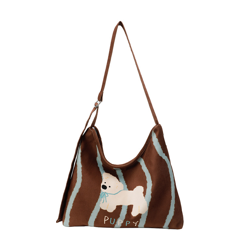 Geantă de pânză Tote - stil urban minimalist, închidere cu fermoar, formă pătrată, buzunar interior patch, buzunar ID, cu o singură curea