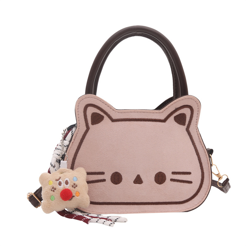 Slatka mačja sedlasta torba – mini crossbody torba za jesen-zimu 2025