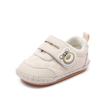 Cipelice za bebe 12–36 mjeseci, unisex, gornji dio od mikrovlakne kože, Velcro zatvarač, protuklizna potplat