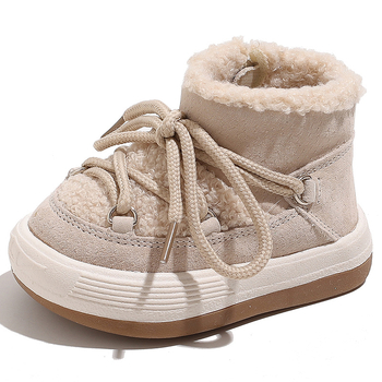 Dječje zimske čizme - unisex, s fleece podstavom, bočni zip, niski kroj, za dob 12–48 mjeseci