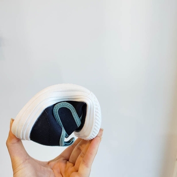 Pantofi sport de copii din canvas cu Velcro, vârf drept, stil coreean, pentru vârste 1-12 ani