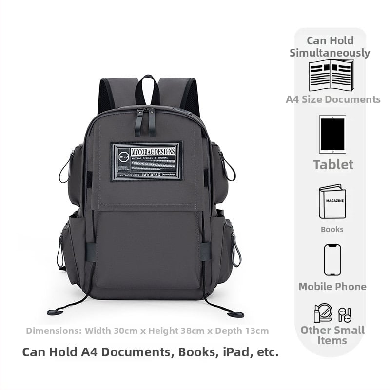 Unisex υπερ-ελαφρύ Oxford σακίδιο με ιμάντες αεροφυσαλίδας για σχολείο και ταξίδια