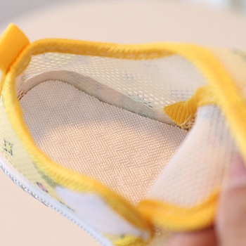 Pantofi unisex pentru copii mici, partea superioară din plasă, închidere cu Velcro, imprimeu cu desene animate, pentru 12–36 de luni, potriviți pentru vară, primăvară și toamnă