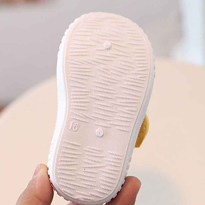 Pantofi unisex pentru copii mici, partea superioară din plasă, închidere cu Velcro, imprimeu cu desene animate, pentru 12–36 de luni, potriviți pentru vară, primăvară și toamnă